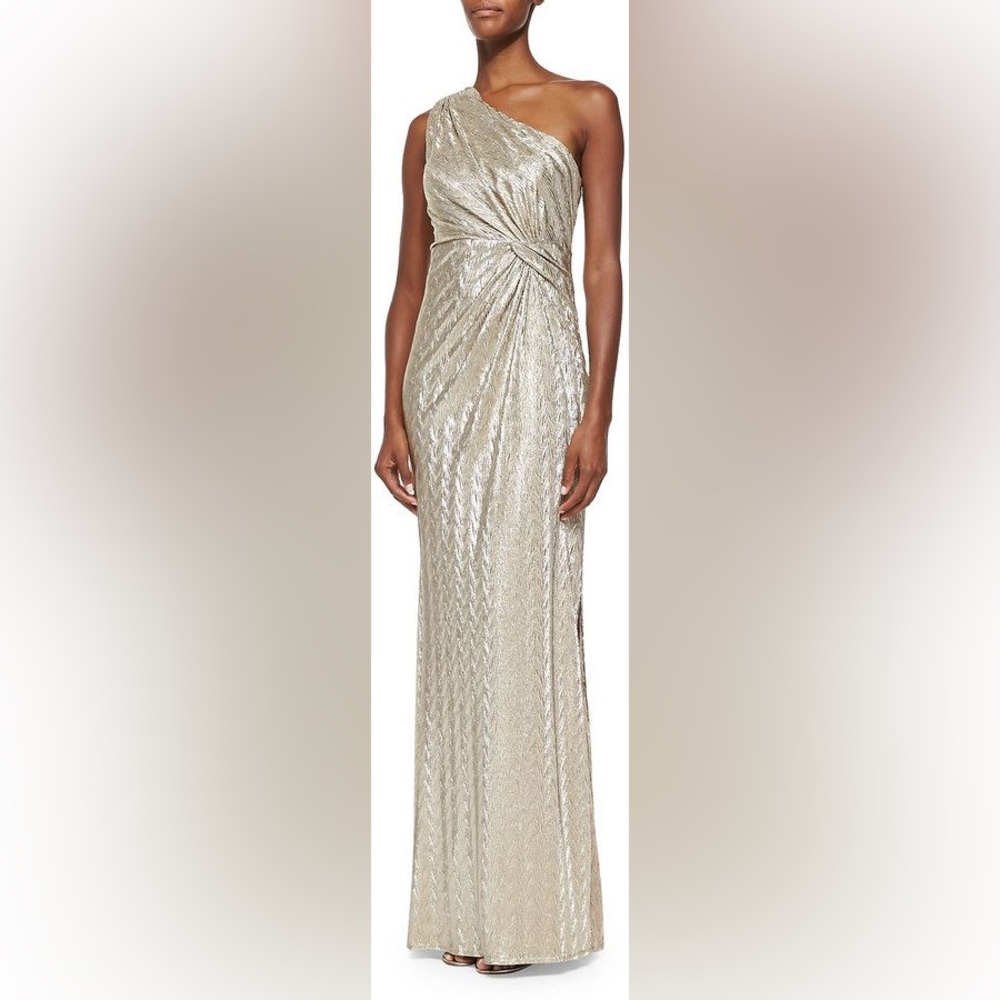 Laundry By Shelli Segal Gold Midi Skirt